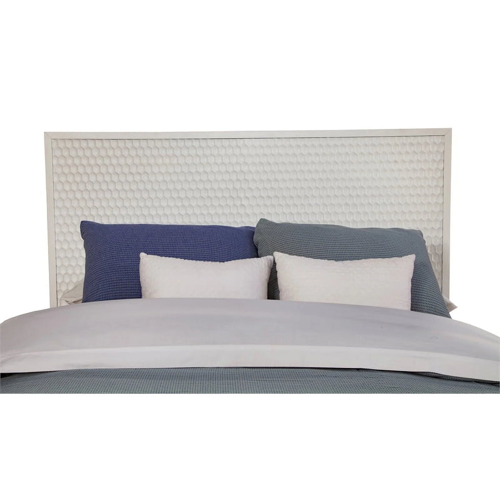 White Full Panel Bed & Bedroom Vanity 2-Piece Set X7639