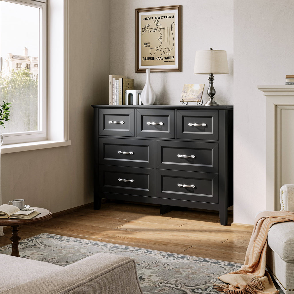 Rustic Oak 6 Drawer Dresser A621159