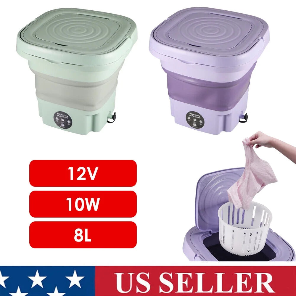 8L Foldable Mini Laundry Washer A665472