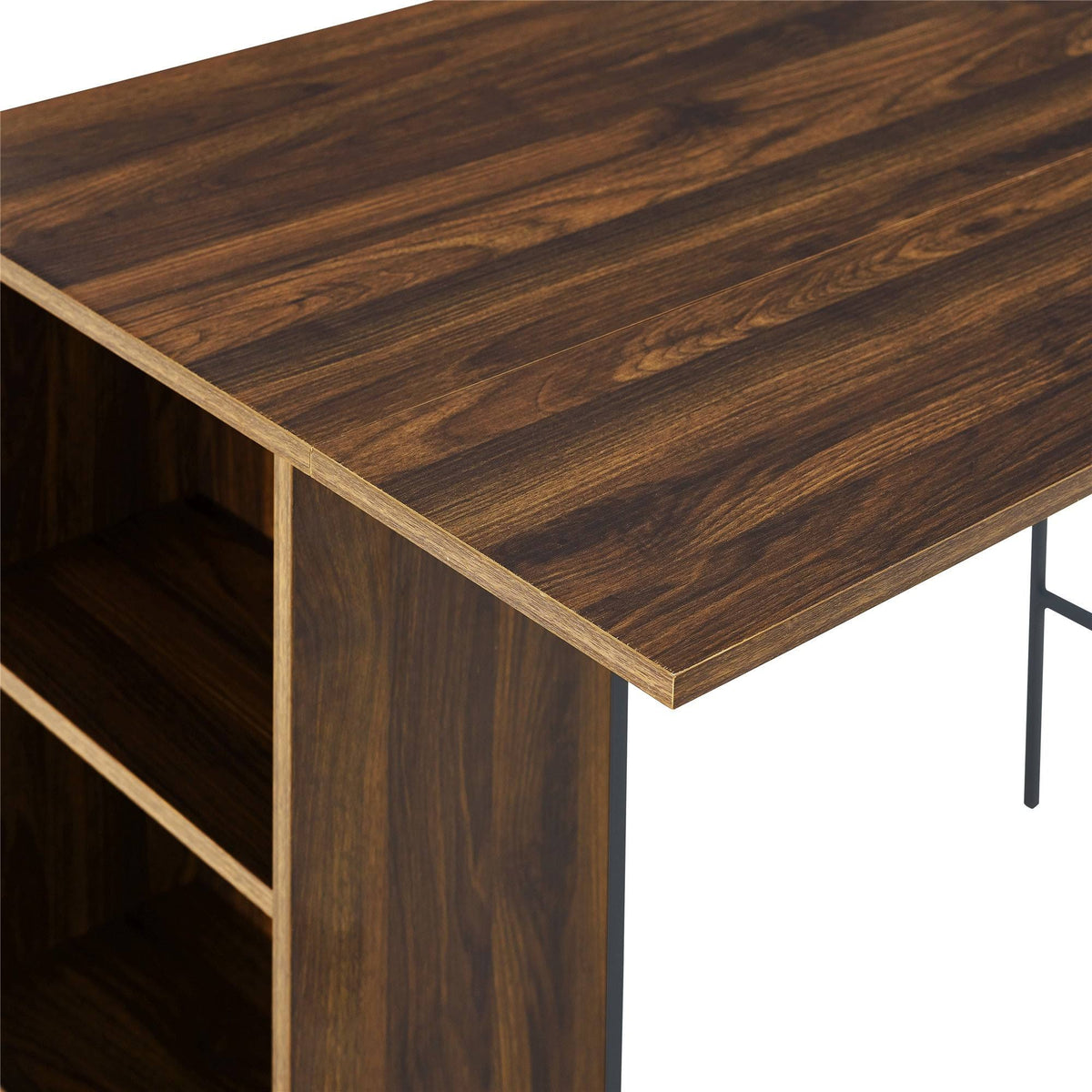 48-Inch Drop Leaf Storage Counter Table K3148