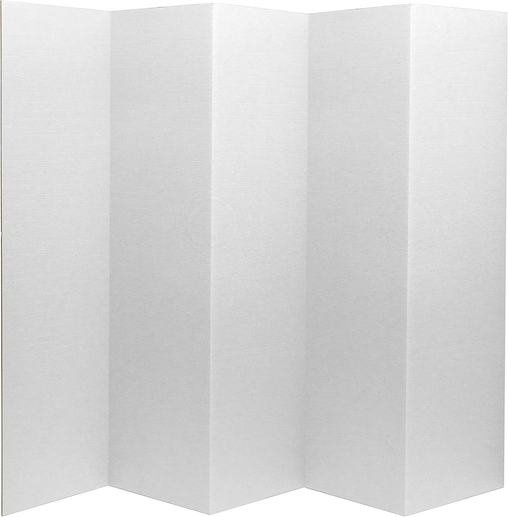 6 ft. Tall White 3 Panel Room Divider N46879