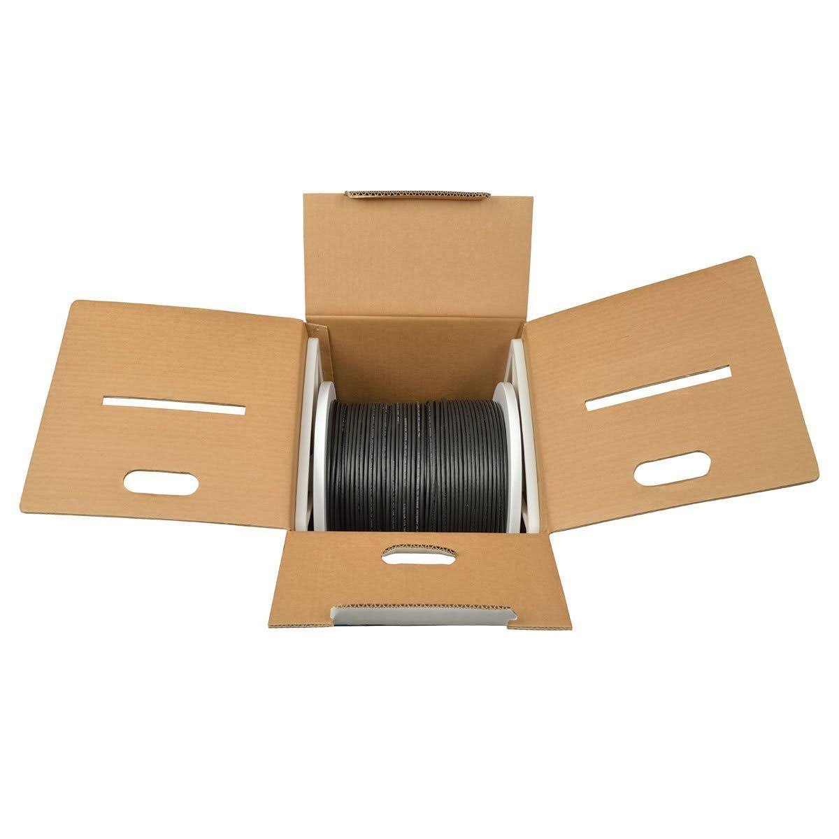 1000ft Cat6 Gigabit Bulk Cable Solid Core CMR PVC Yellow I658