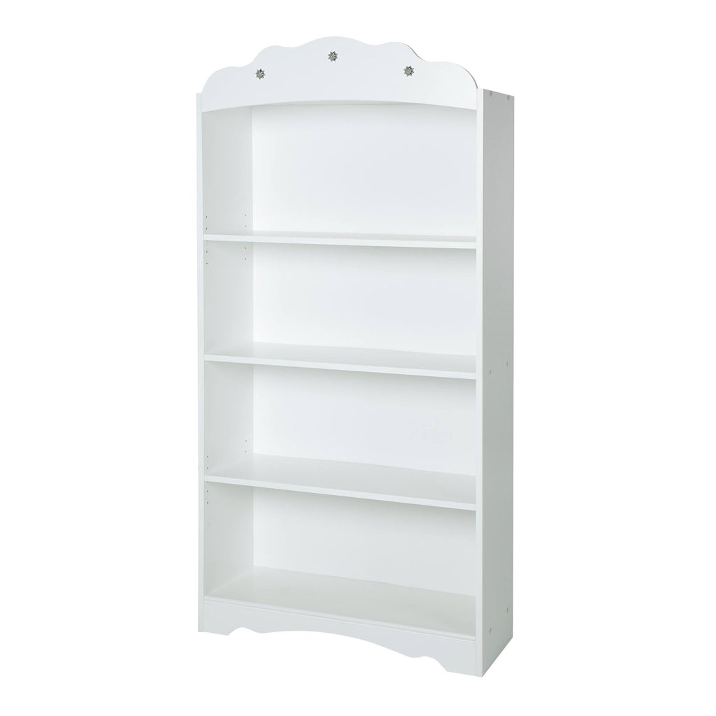 White 4 Shelf Bookcase T8907