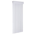 White 72 by 60-Inch Curved Vertical L8971