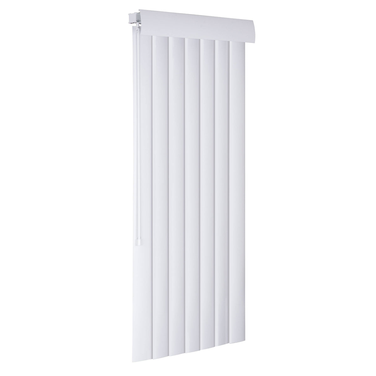 White 72 by 60-Inch Curved Vertical L8971