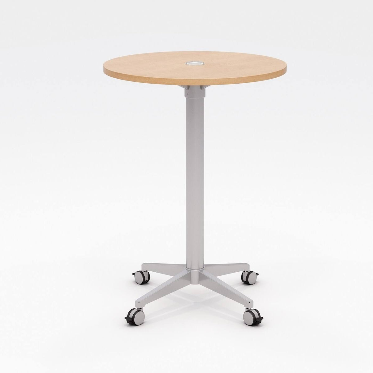 Round Bistro Table with Casters C8179