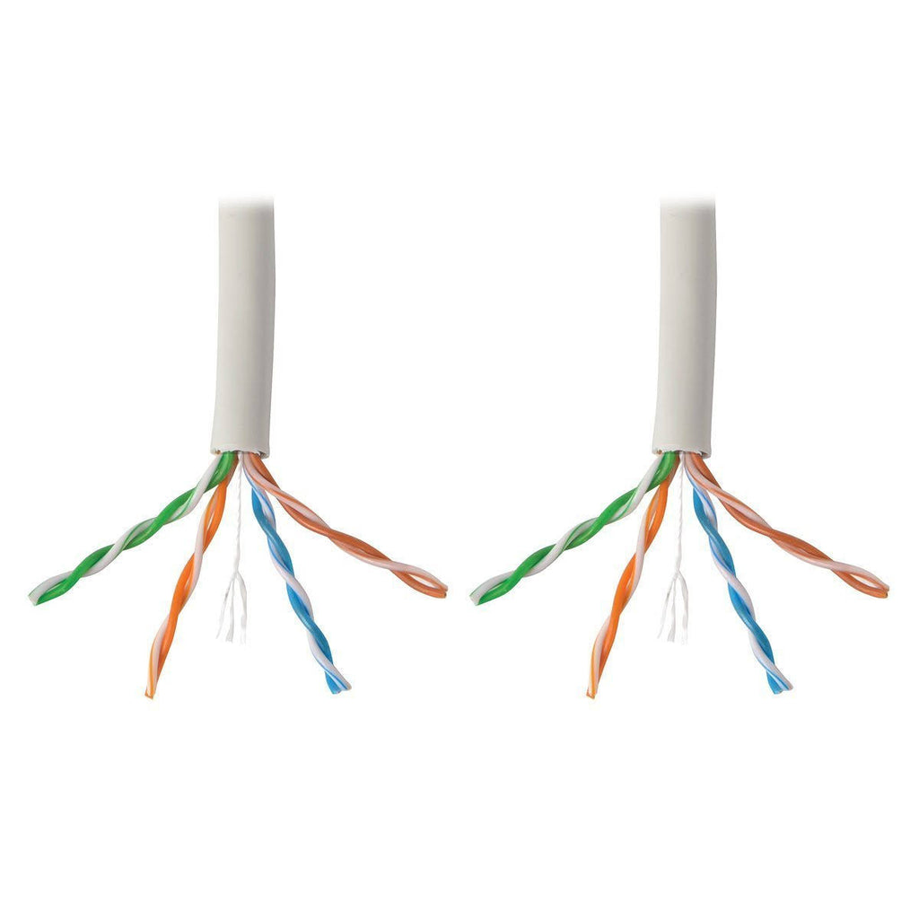 1000ft Cat6 Gigabit Bulk Cable Solid Core CMR PVC Yellow I658