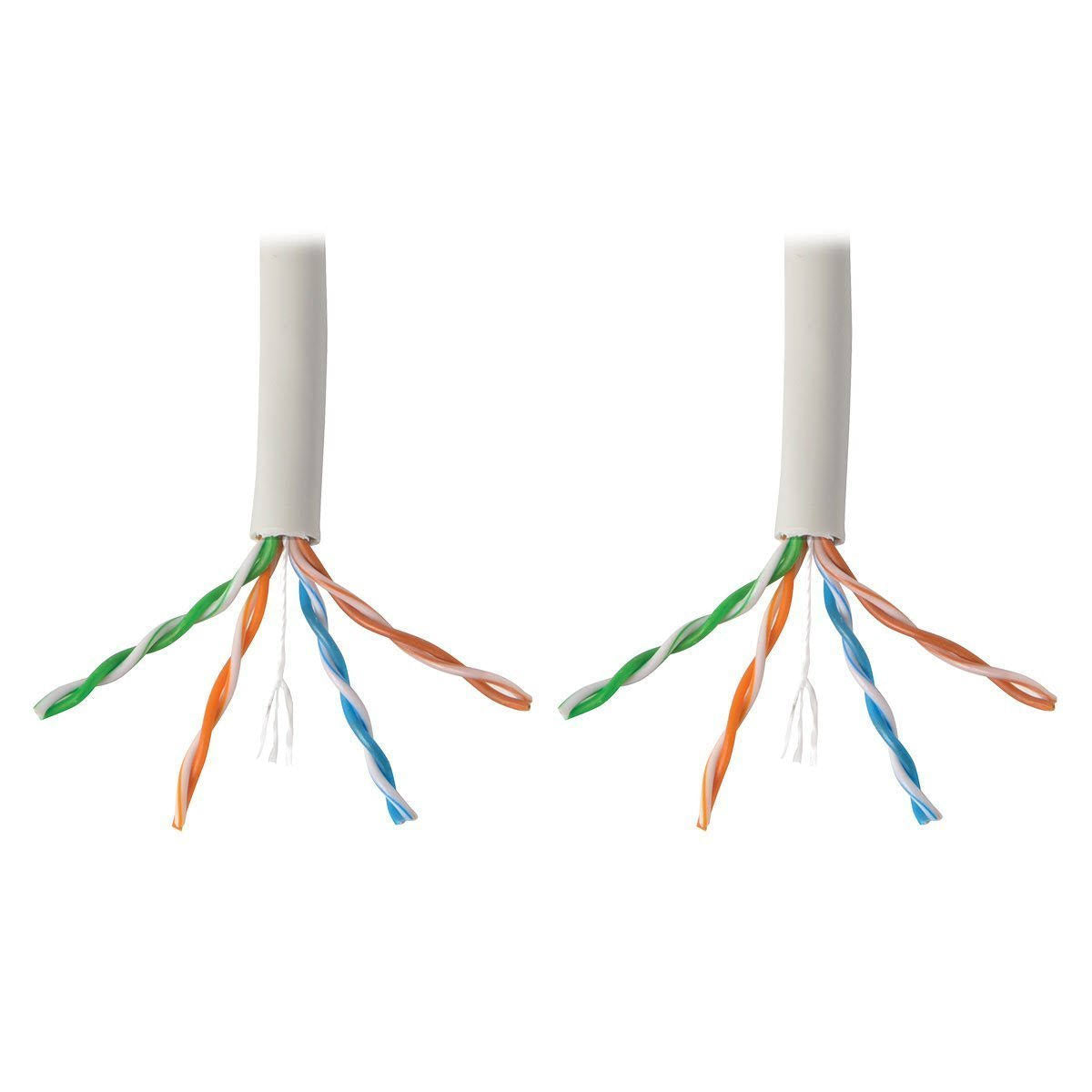1000ft Cat6 Gigabit Bulk Cable Solid Core CMR PVC Yellow I658