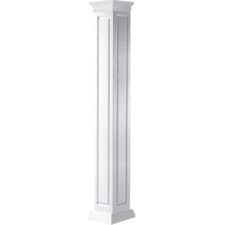 8 inch W x 9 ft H Non-Tapered Raised Panel Column F591784