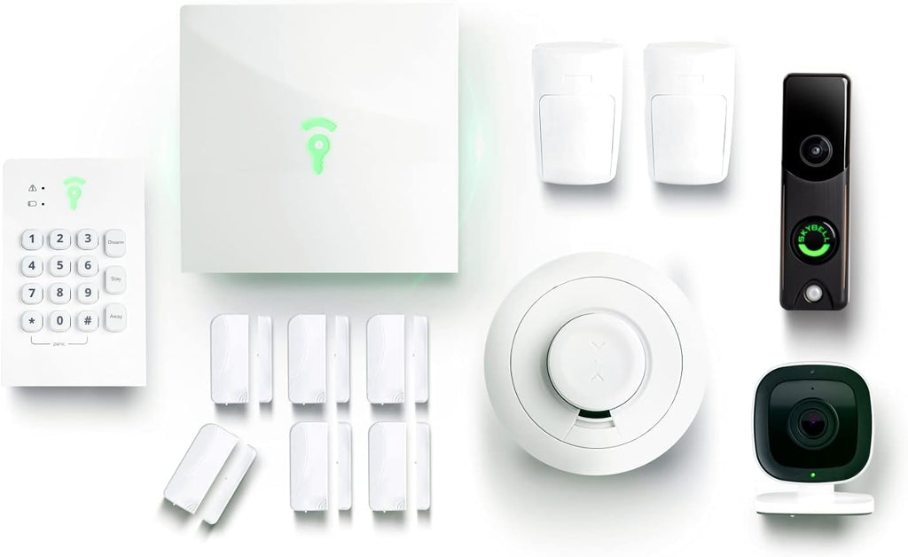 6 Piece Home Security System with Doorbell Camera A6903