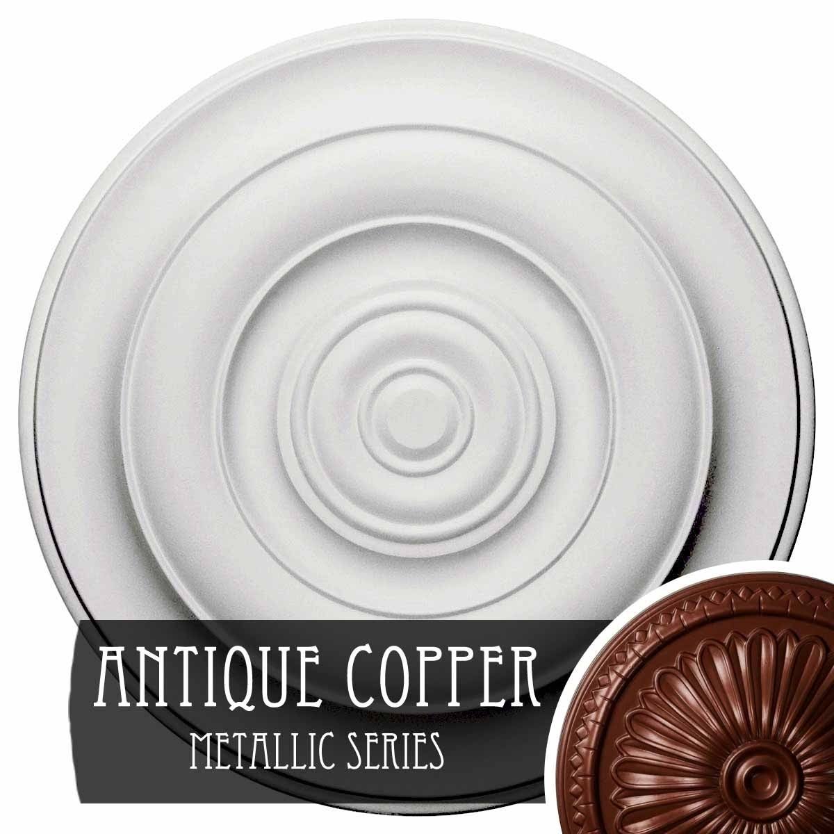Hand-Painted Ultra Pure White Crackle Ceiling Medallion A8439