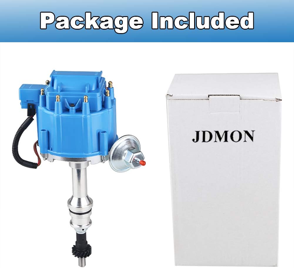 Complete Ignition Distributor 65k Coil 7500RPM Blue Cap Pack of 2 R604680