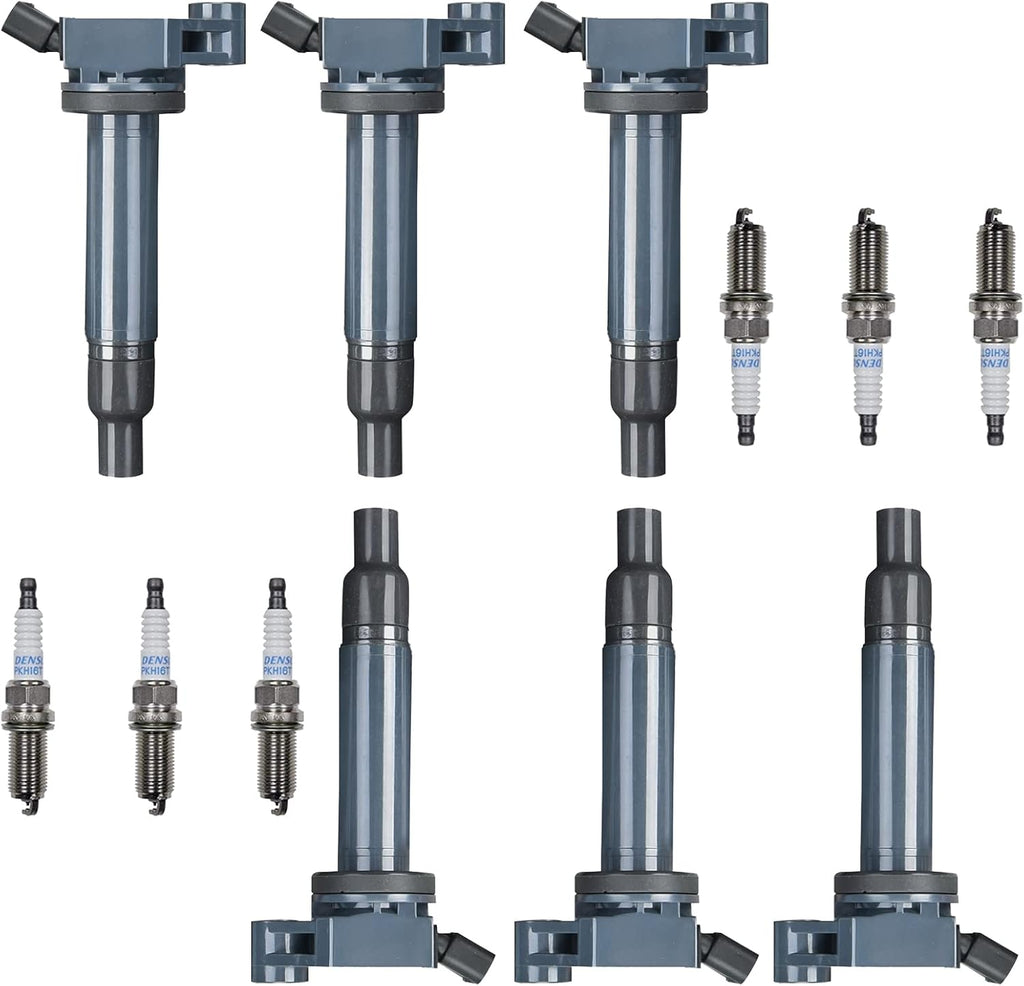 6pcs Ignition Coil Pack and Platinum Spark Plug S233