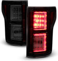 Black Smoked LED Tail Light Bar Tail Lights Left+Right X6274
