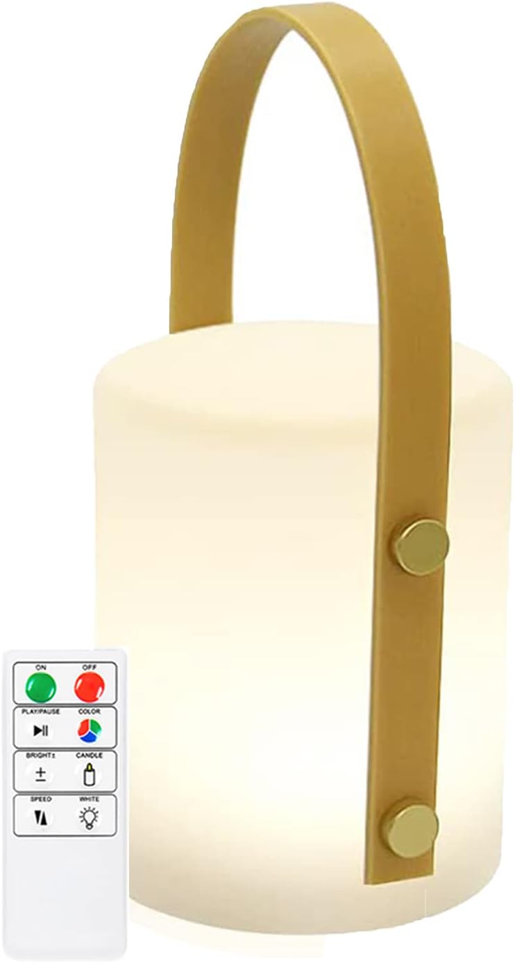 RGB Waterproof Portable Dimmable LED Table Lamp with Remote Control X48313