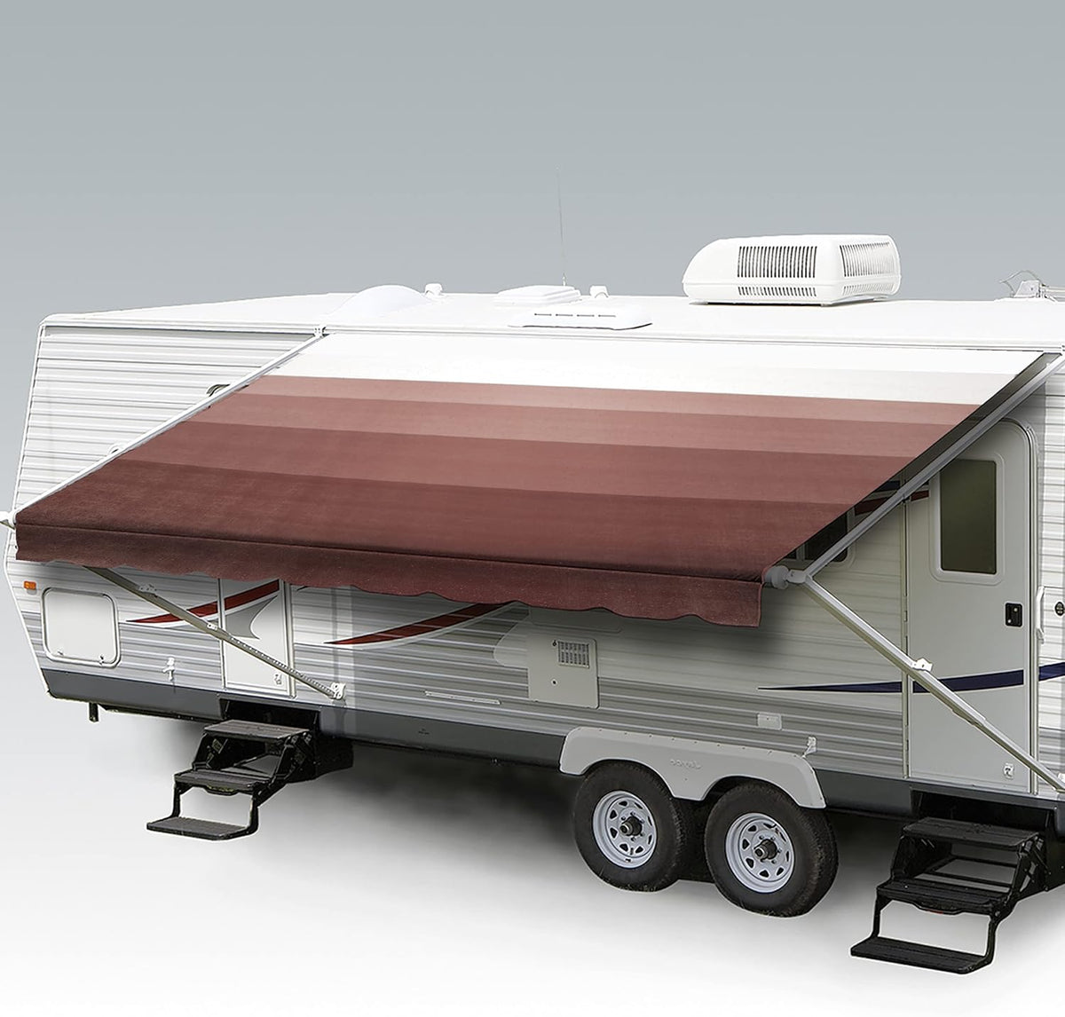 Heavy Duty Weatherproof Vinyl RV Awning Fabric Replacement N733