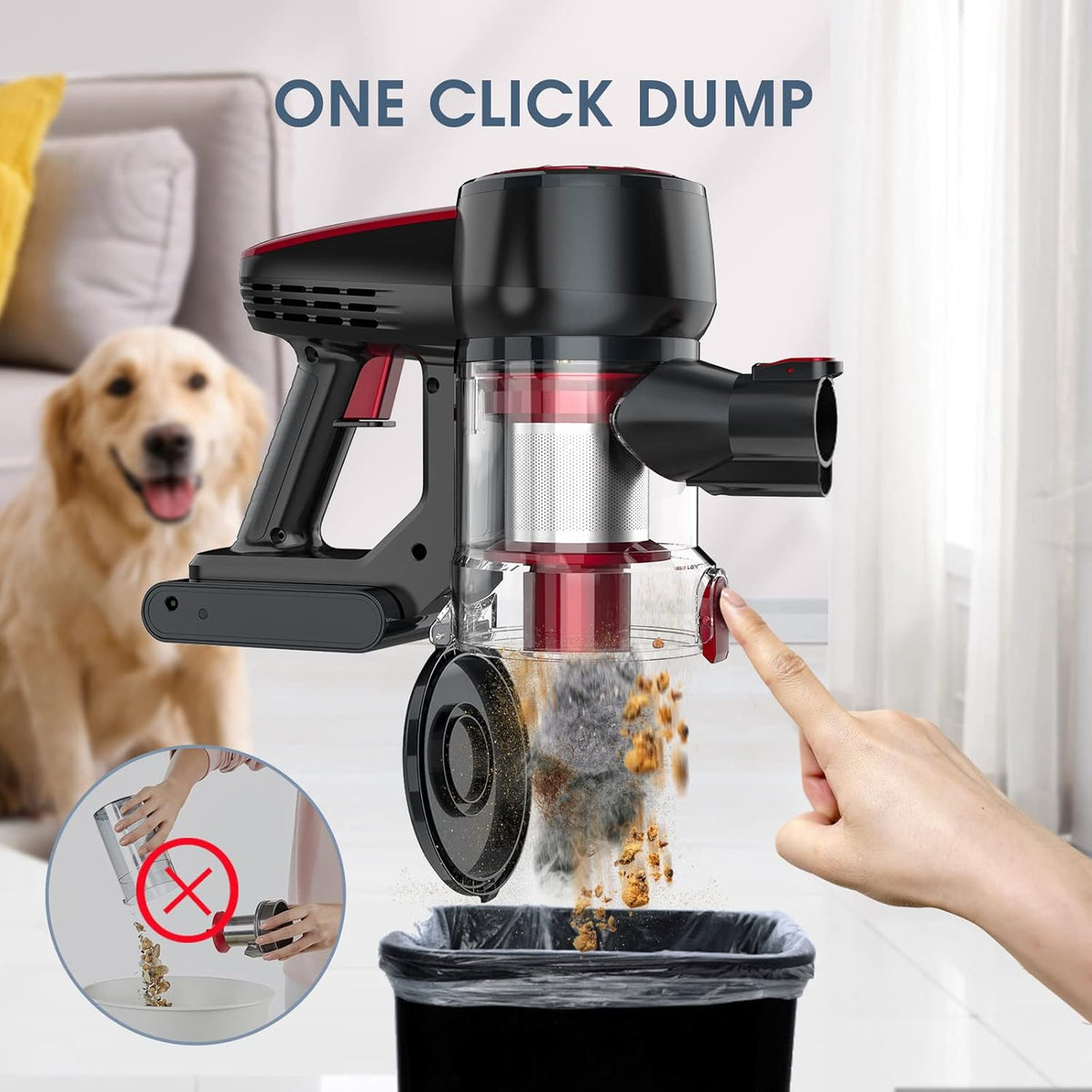 250W Cordless Stick Vacuum Cleaner S451