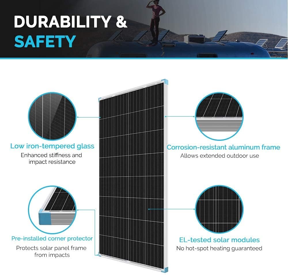 175 Watt 12 Volt Monocrystalline Solar Panel Q4734