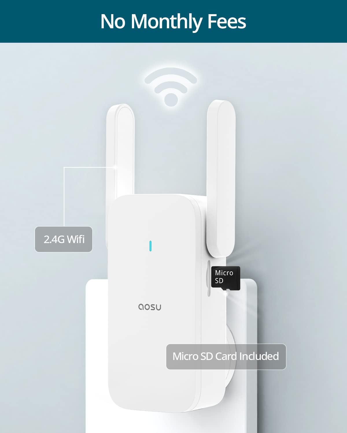 Battery-Powered 2K Wireless Doorbell Camera A44194