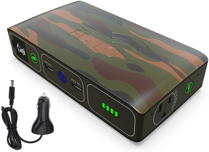 44400 mWh Portable Laptop Power Bank with AC Outlet and Car Charger X9291
