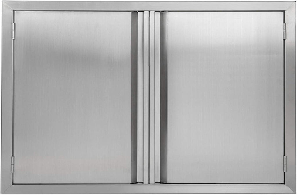 Single BBQ Access Door 304 Stainless 17 W x 24 H W9006