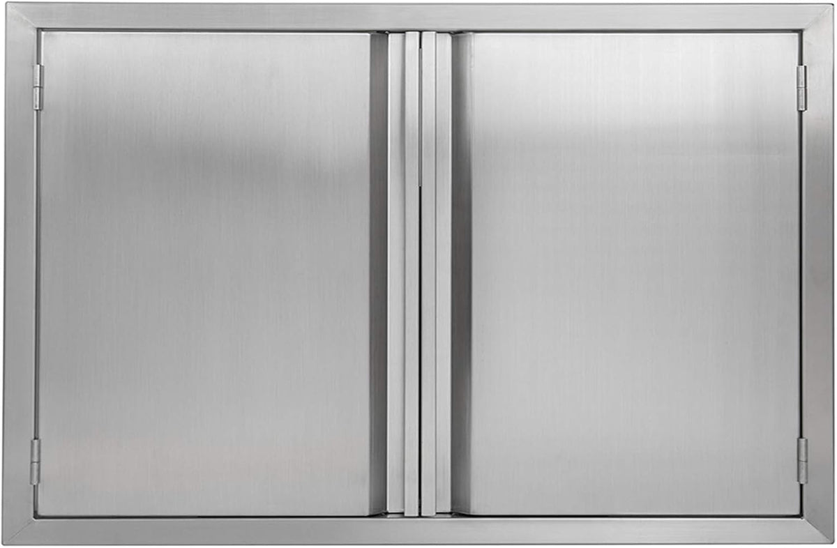 Single BBQ Access Door 304 Stainless 17 W x 24 H W9006