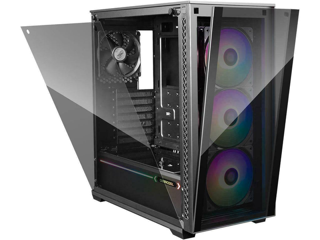 Mid-Tower Case with 3x120mm ADD-RGB Fans N248347