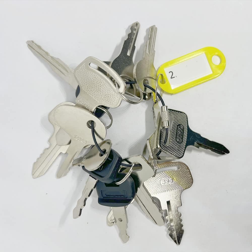 142PC Ignition Keys for Heavy Construction Equipment P653
