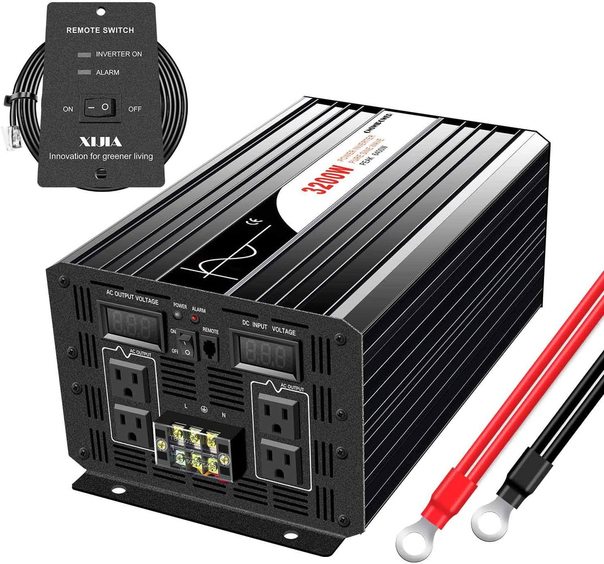 1500W Pure Sine Wave DC 12V to AC 120V Inverter I380981