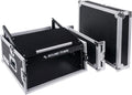 4U PA DJ Pro Audio Rack Case with 13U Slant Mixer Top O264549