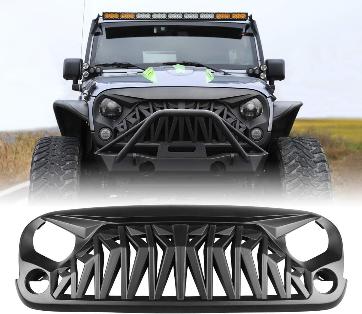 Matte Black Front Grill T53347