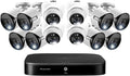 16-Channel 4K UHD DVR Surveillance System with 3TB and 12 4K UHD Cameras F7270
