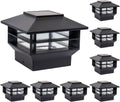 Two Tier Solar Post Cap Lights 12 Pack White M175572