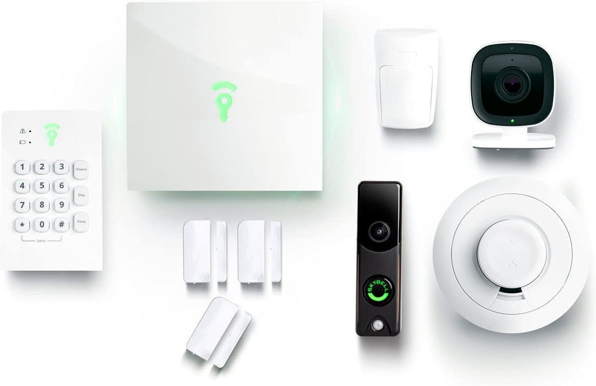 6 Piece Home Security System with Doorbell Camera A6903