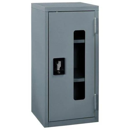 Clear View Wall Storage Cabinet Gray C1930