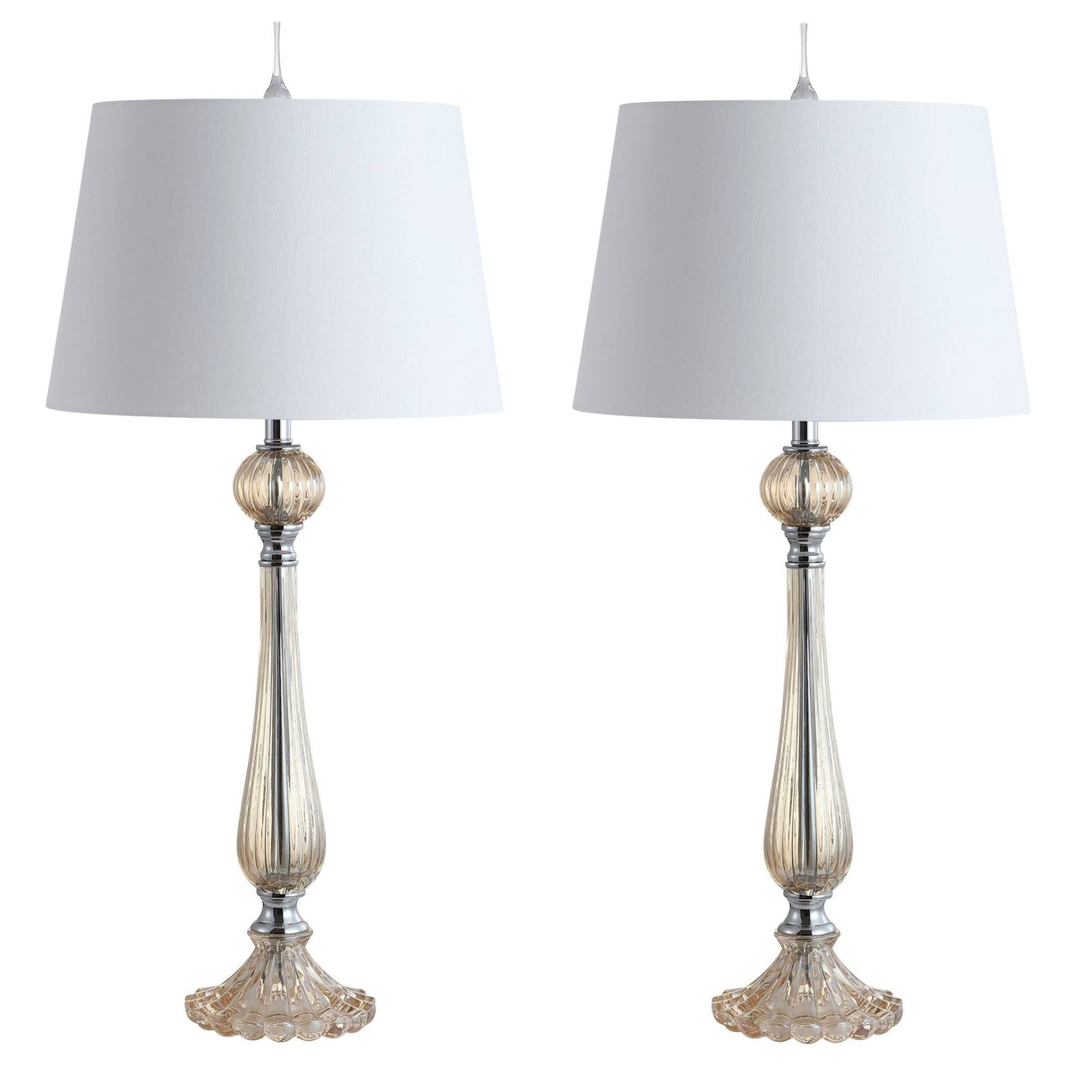 Champagne Glass LED Table Lamp Set of 2 L64342