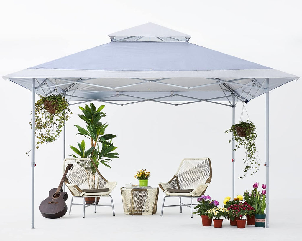 13x13Ft Pop Up Canopy Tent Grey E35580