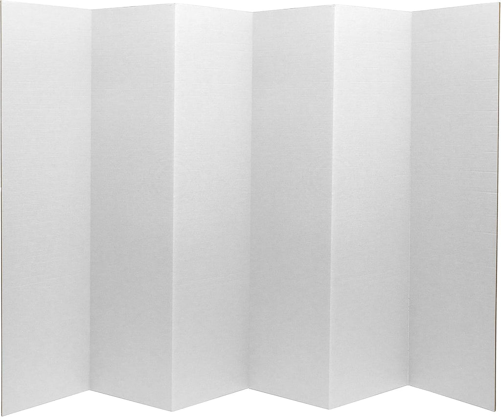 6 ft. Tall White 3 Panel Room Divider N46879