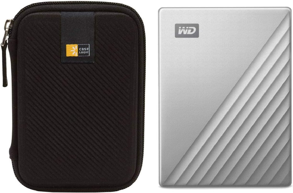 5TB USB 3.0 Portable External Hard Drive + Compact Hard Drive Case J9992