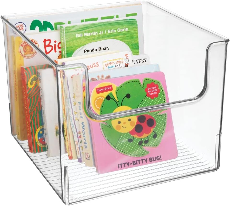 Clear Plastic Storage Organizer Bin 8 Pack L427460