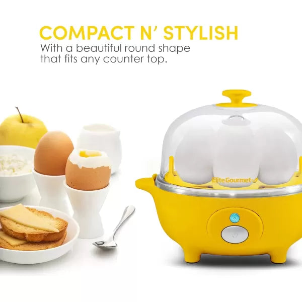Electric 7 Egg Capacity Cooker with Auto Shut-Off BPA Free K21466