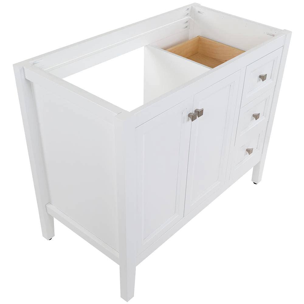 White Bath Vanity Cabinet T65607