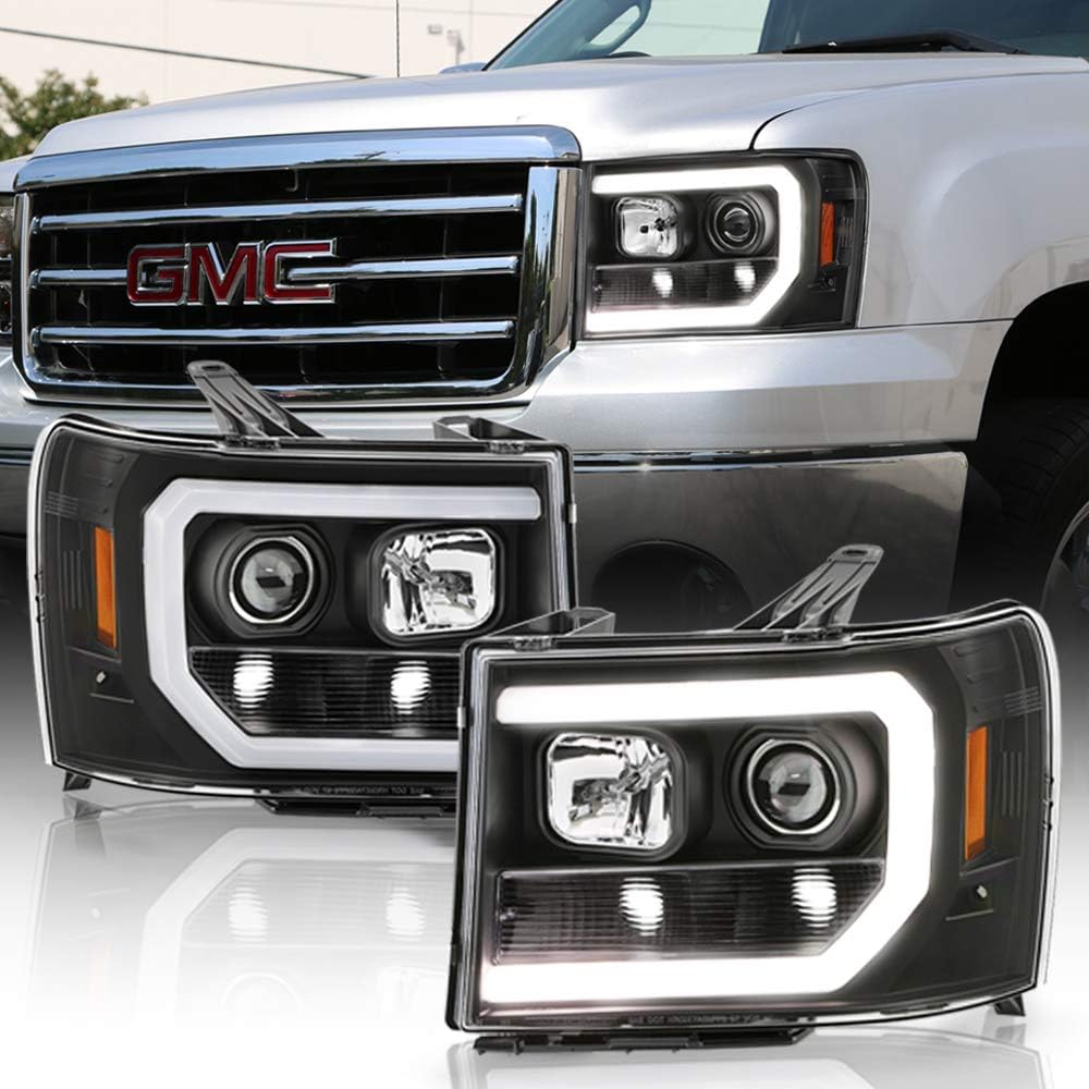 Black Housing LED Projector Headlights D269429