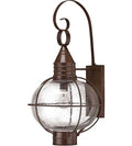 1 Light Sienna Bronze Clear Seedy Solid Brass Wall Sconces Q18882