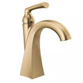 Single-Handle Single Hole Bathroom Faucet in Champagne Bronze B44713