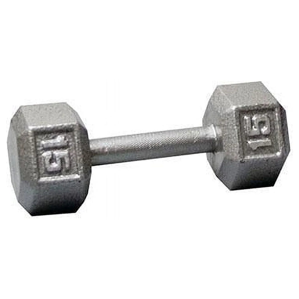 Cast Iron Hex Dumbbells 80 lb P49381