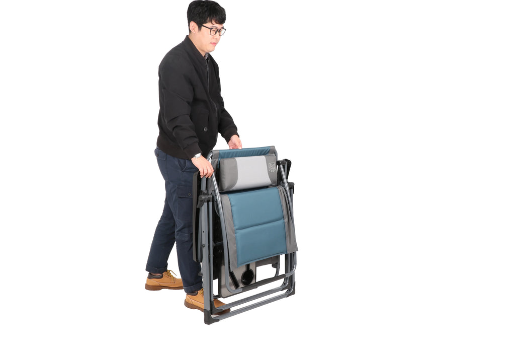 Blue Polyester Zero-Gravity Chair U829