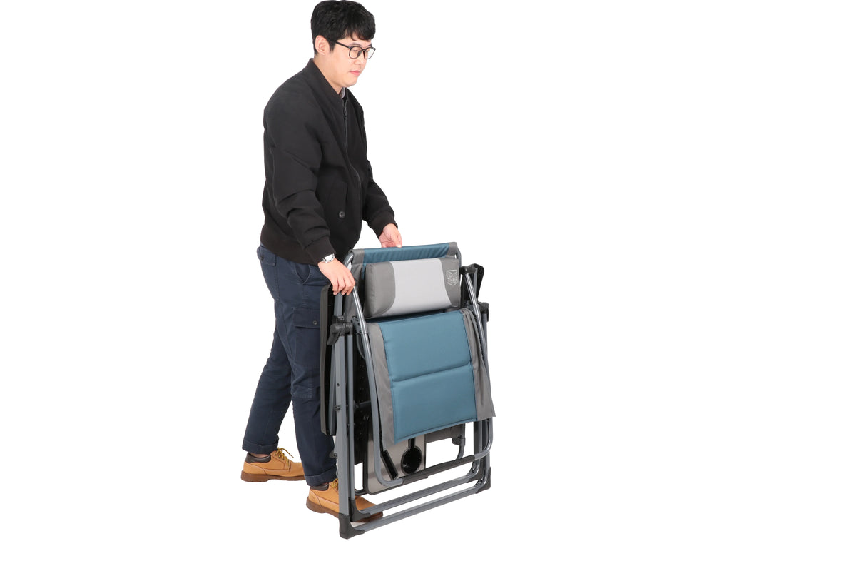 Blue Polyester Zero-Gravity Chair U829