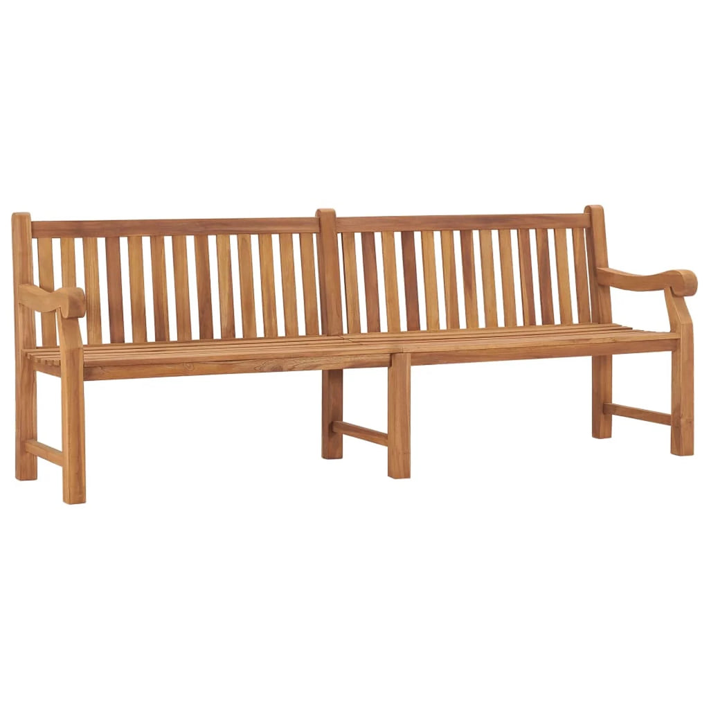 Teak Wood Garden Bench with Armrest A16989