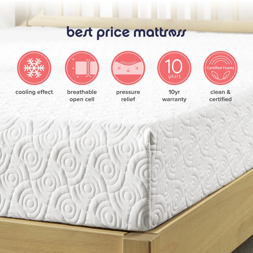 11 Gel Medium Memory Foam Mattress X417817